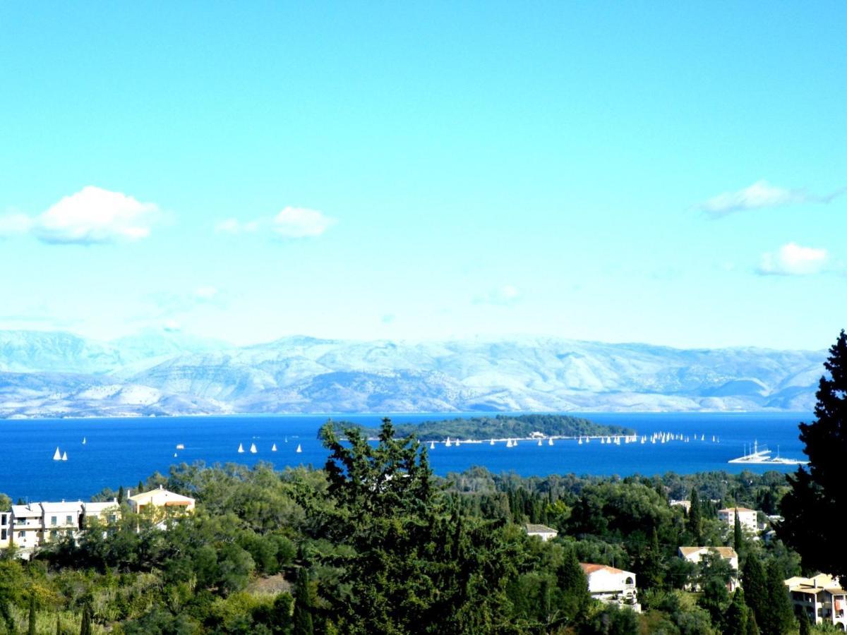 Stone Studio In Nature With View To Corfu Town! Evropouloi Exterior photo