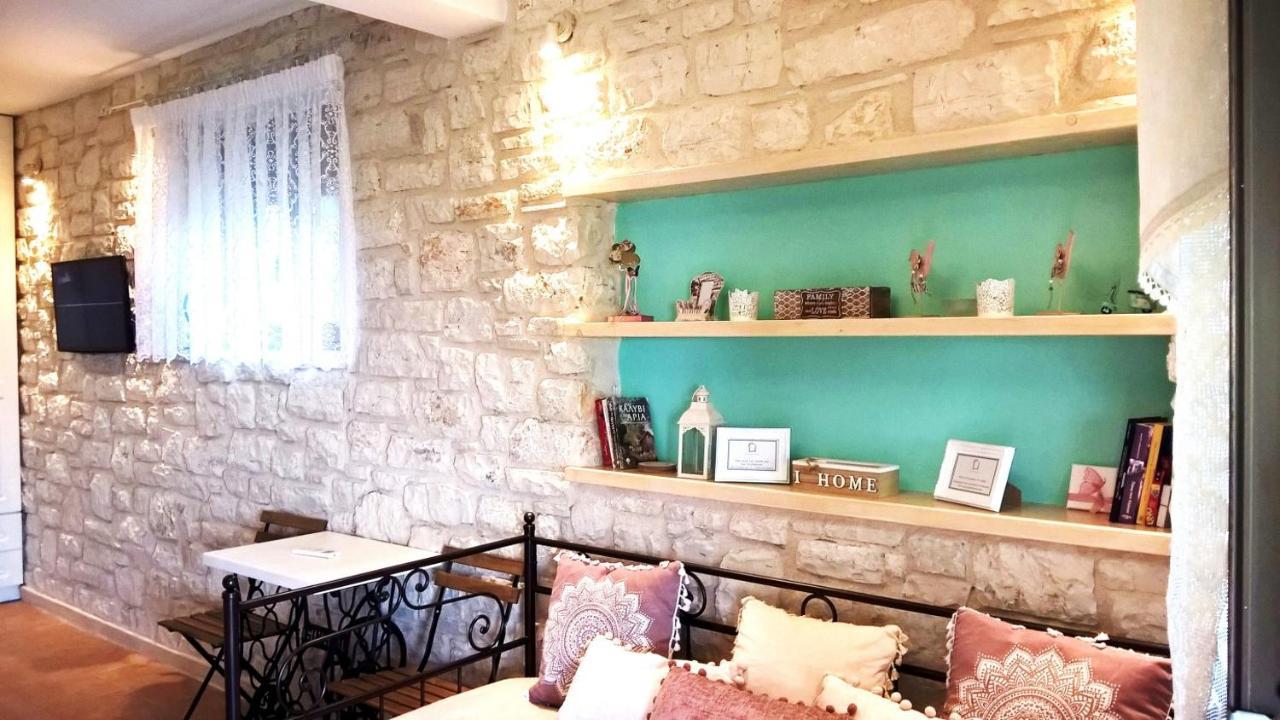 Stone Studio In Nature With View To Corfu Town! Evropouloi Exterior photo