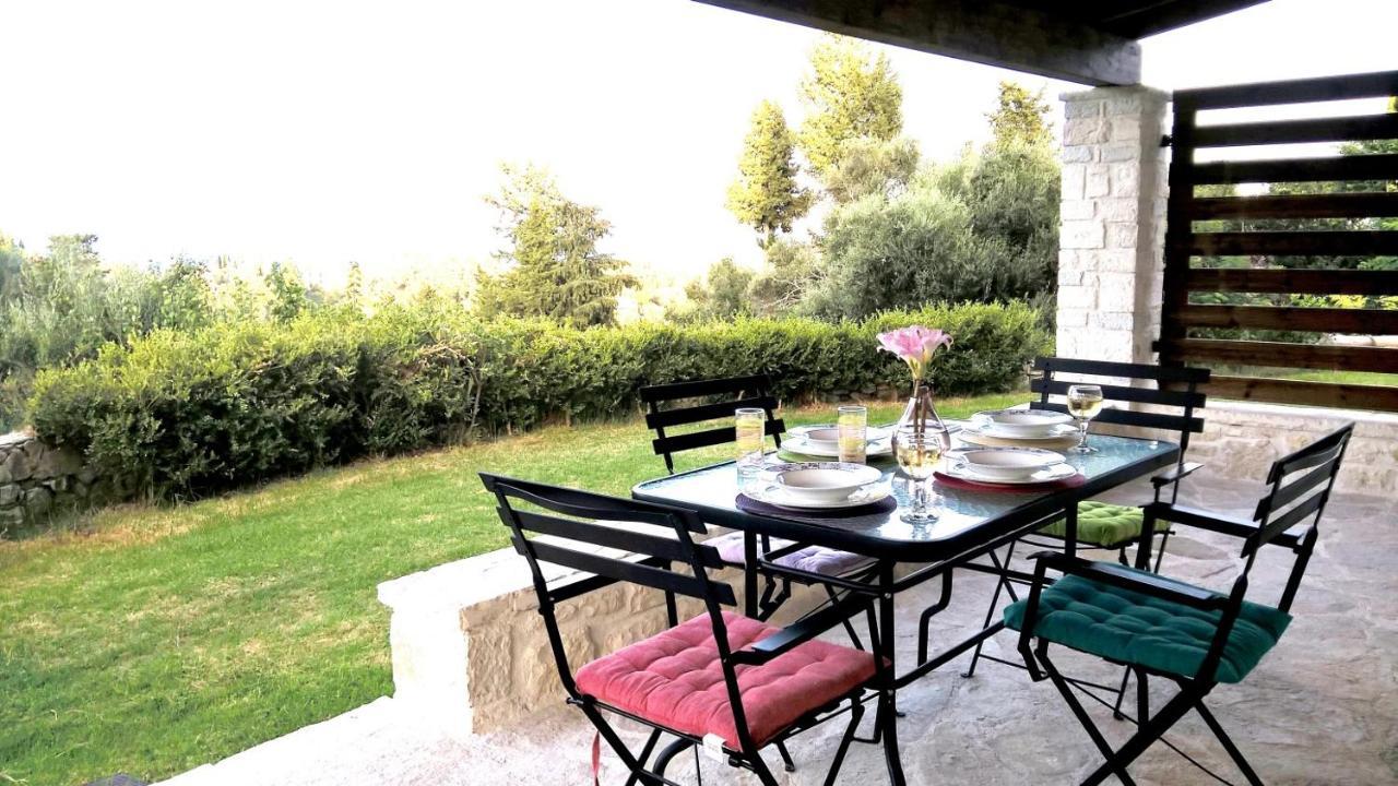 Stone Studio In Nature With View To Corfu Town! Evropouloi Exterior photo